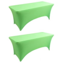 Tablecloths for Rectangular Tablecloths,Stretch Fit Tablecloths,Tablecloths Events, Cocktail Parties Green New