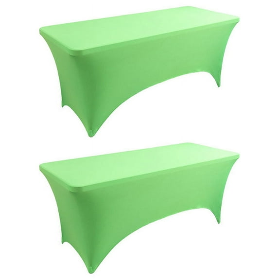 Tablecloths for Rectangular Tablecloths,Stretch Fit Tablecloths,Tablecloths Events, Cocktail Parties Green New