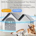 thumbnail image 2 of og House with Ac, Weatherproof Pet Ac Houses, with Removable Pad & Ice Pack, for Dogs & Cats, Suitable for All Seasons (Bule, XL), 2 of 6