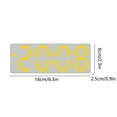 thumbnail image 2 of TACILIP School Supplies, Digital Alarm Clock Room Clock Date Temperature Display 3 Brightness Settings Desktop Electronic Table Desk Clock for Bedroom Desk Adult Office School Supplies Gift, 2 of 6