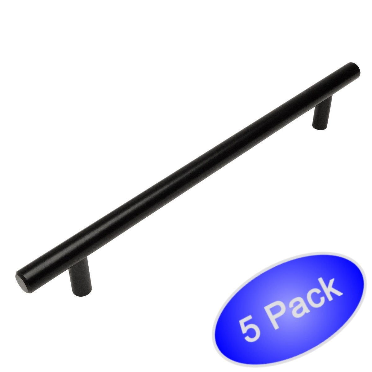 8-7//8 10 Pack Hole Centers 10 Pack 224mm Cosmas 305-224FB Flat Black Cabinet Hardware Euro Style Bar Handle Pull 11-3//16 Overall Length 11-3//16 Overall Length 305-224FB