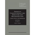 thumbnail image 1 of American Constitutional Law: Structure and Reconstruction, Cases, Notes, and Problems (American Casebook Series), 1 of 1