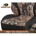 thumbnail image 2 of Mossy Oak 2PC Low Back Car Seat Covers Leather Black - Universal Fit, 1901SC01, 2 of 9