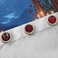 thumbnail image 4 of jejeloiu Happy Valentines Day Curtains Pack of 2 (42x84 Each),Romantic Red Rose Curtains Blackout,Natural Scenery Bedroom Curtains For Men Women,Super Cozy Room Decor, 4 of 6