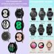 thumbnail image 2 of Paquete de 6 correas compatibles con Samsung Watch 4 de 40 mm y 44 mm/Galaxy Watch 4 Classic de 46 mm y 42 mm, correa deportiva de repuesto de silicona suave con cierre plateado., 2 of 5