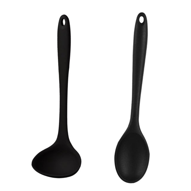 2 unids silicona arroz cucharas prácticas sopa cuchara cuchara cuchara sopa cuchara