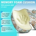 thumbnail image 5 of Premium Gel & Memory Foam Seat Cushion–Doctor Recommended Office Chair Cushion,Car Seat Cushion–Chair Cushions for Back & Sciatica Pain Relief–Seat Cushions for Office & Desk, 5 of 6
