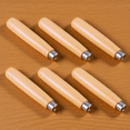 thumbnail image 1 of UPGRATOR 6Pcs Hand File Handles Wooden Tool Accessories Beige Rust Proof for Craftsmen, 1 of 4