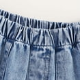 thumbnail image 5 of WRTFVZA Girls Jean Shorts Size 9-10 Years Toddler Girl's Ripped Jeans Distressed Denim Shorts with Pockets, 5 of 5