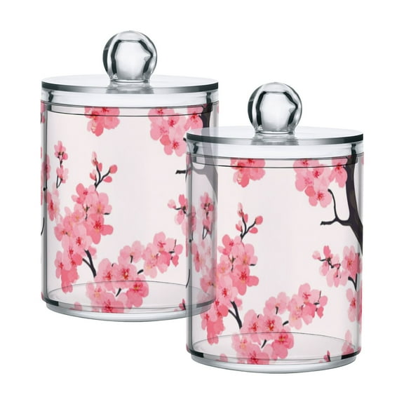 High-value clear storage jars keep life organized and within reach! Sakura