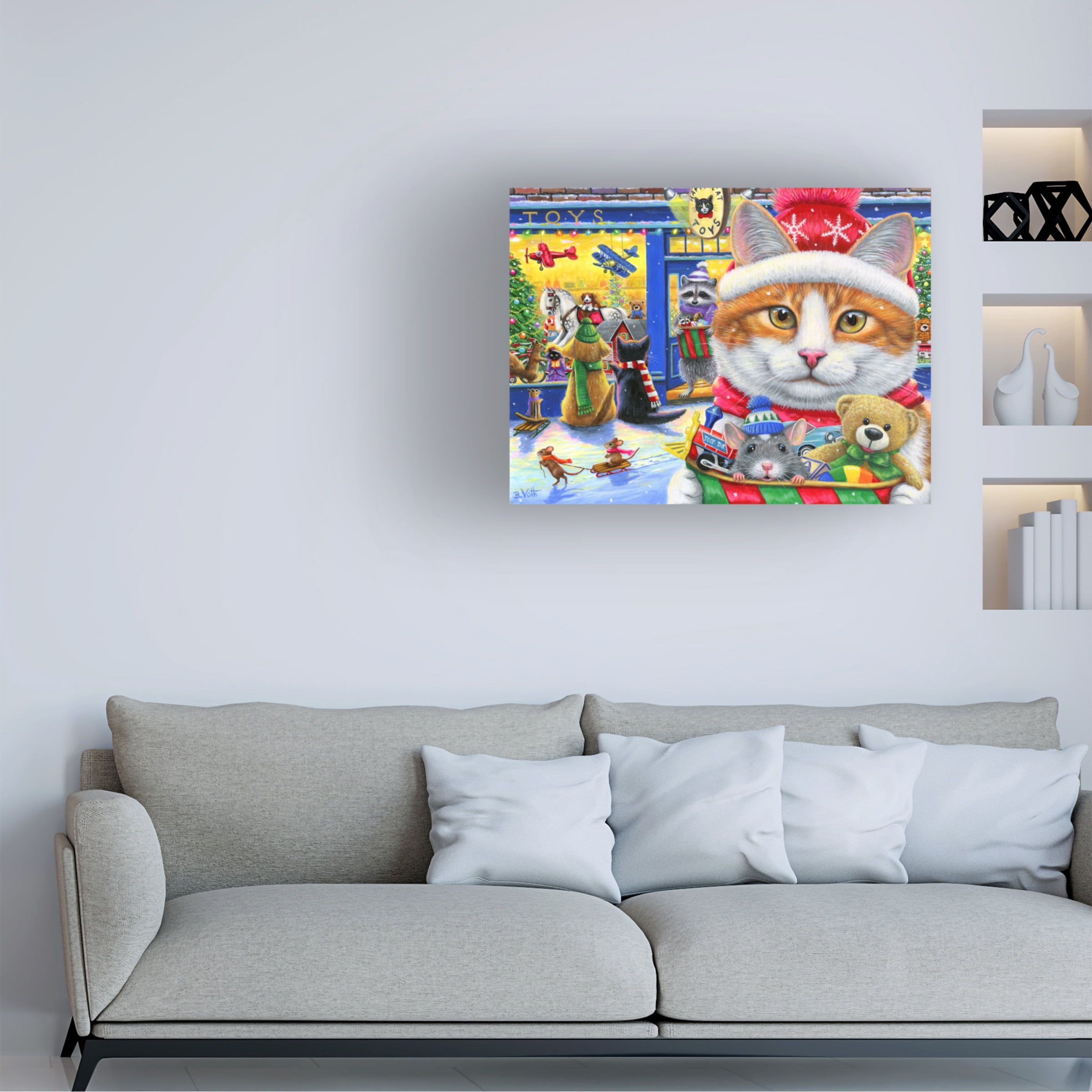 Bridget Voth 'Joys Of The Season' Canvas Art