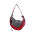 thumbnail image 3 of Billuyoard Bolsa para mascotas de tela neta Hombro para mascotas Bolsa de transporte al aire libre Portador de animales ajustable Suministros para perros rojo L Billuyoard PT000207-06, 3 of 6