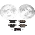 thumbnail image 3 of PowerStop Rear Z23 Evolution Sport Carbon-Fiber Ceramic Brake Pad and Drilled & Slotted Rotor Kit Fits: CHRYSLER Select Models K7845, 3 of 10