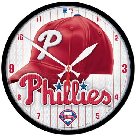 MLB - Philadelphia Phillies Round Clock