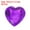Deep Purple 30mm, variant on Uxcell 20Pcs Acrylic Flat Back Rhinestones 30mm/1.2 inch Heart Artificial Gemstone for Crafts Jewelry Making Light Pink
