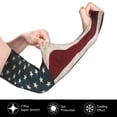 thumbnail image 3 of Cooling Arm Sleeves With Thumb Hole America Flag Breathable Moisture-Wicking Arm Sleeves For Women Men, 3 of 6