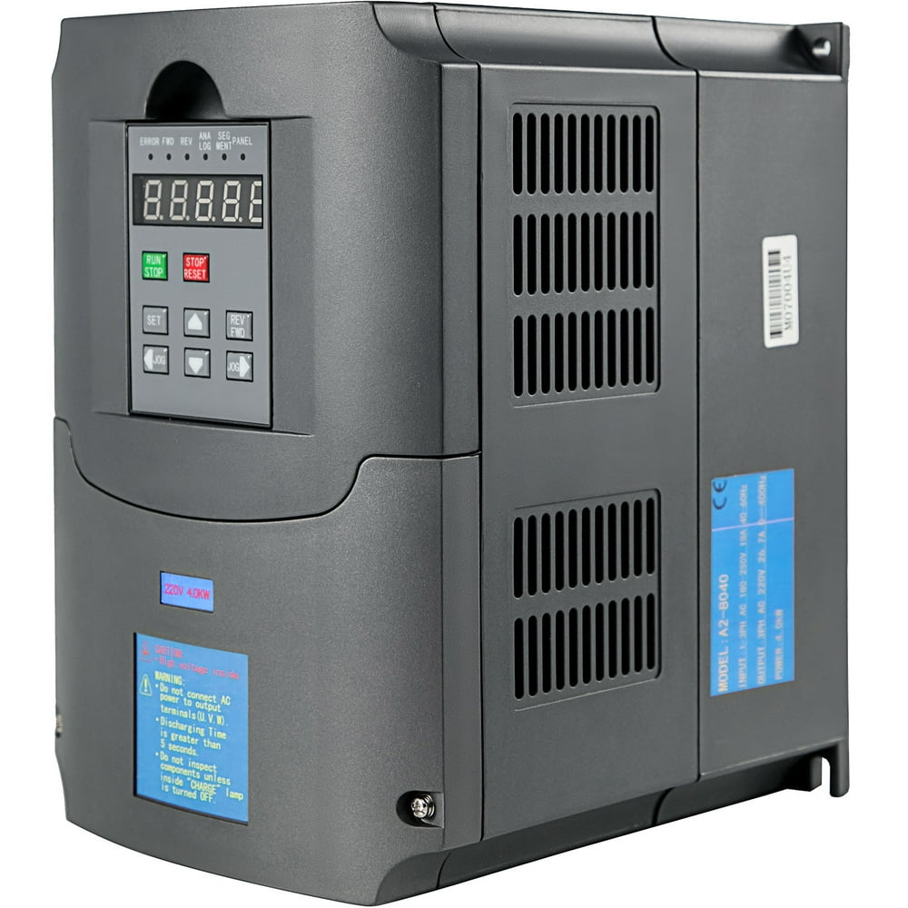 VEVOR VFD 4kw 220v 5 hp 7A Variable Frequency Drive Inverter AVR