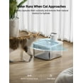 thumbnail image 2 of DownyPaws Wireless Cat Water Fountain White, 2 of 9