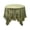 Green, variant on Retro Boho Ruffled Tablecloth,55.12*70.87in Floral Patterned Translucent Table Cover for Round & Square Tables or Rustic Outdoor Wedding