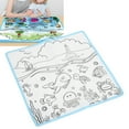 thumbnail image 3 of Estera de Garabato, Lavado de Tela de Dibujo inofensivo reutilizable para bebés ebutables para niños dibujando pinintura, 3 of 7