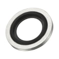 thumbnail image 1 of Unique Bargains G1/4 Carbon Steel Nitrile Rubber Bonded Sealing Washers, 5 Pack, 1 of 5