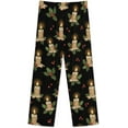 thumbnail image 5 of Top-kevin Christmas Deer Trees Bows Women's Long-Sleeve Shirt And Full-Length Bottom Pajama Set, 5 of 12