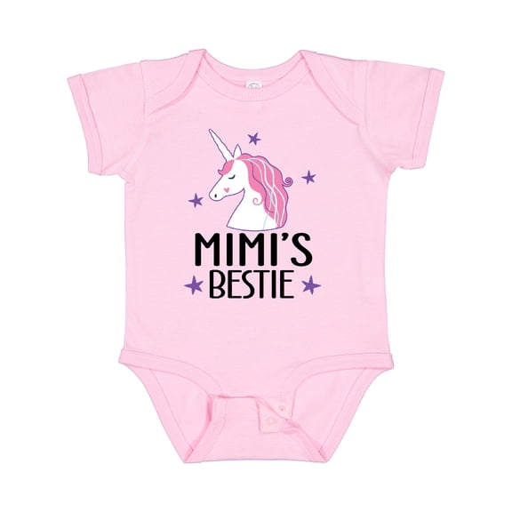 Inktastic Mimi Bestie Grandchild Unicorn Girls Baby Bodysuit