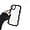 Black, variant on Simple Colorful Complementary Mirror Phone case with Curly Border Wave Pattern, Multi-Color Options for iPhone 15 14 13 12 11 Pro Max XS XR X 7 8 Phone Cases (Clear Color,iPhone 14 Plus)