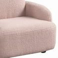 thumbnail image 4 of Raelynn 25.5"W Pink Sherpa Fabric Bear-Shaped Kids Armchair, 4 of 5