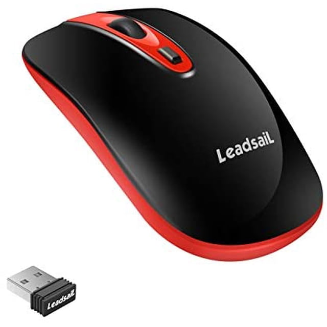 Mouse LeadsaiL Inalámbrico Silencioso Portátil 2.4G USB