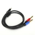 thumbnail image 4 of Cable de audio estéreo tipo Y ANGGREK JD6092 Doble 6.35mm a 3.5mm 1m, 4 of 8