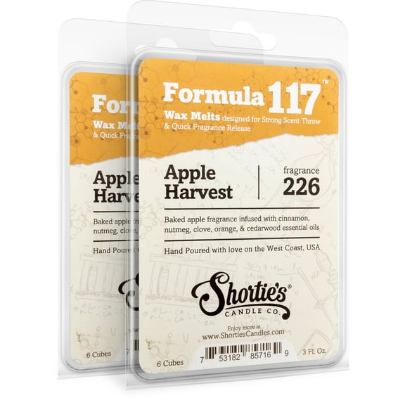 Apple Harvest Wax Melts Multi Pack - Highly Scented   Natural Oils - Shortie's Candle Company