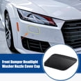 thumbnail image 2 of 1 Pair Front Left Right Side Bumper Headlight Washer Nozzle Cover Cap Fit for Volvo S60 39802681 Black, 2 of 6