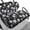 Black Floral Lattice, variant on HUIACONG Wolf USA Flag Heavy Duty Golf Cart Seat Cover for EZGO 2-Person Seats, Washable Universal Fit Golf Cart Seat Covers 2 Pack