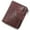 Dark Red, variant on Wallet for Women Small Bifold Short Ladies Purse Zipper Coin Pocket Card Cash Holder with ID Window
