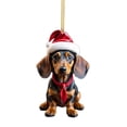 thumbnail image 2 of Adorno navideño para perro dibujos animados acrílico suministros fiesta en casa (G-1), 2 of 2