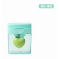 thumbnail image 4 of chaungfeng Heart Pencil Sharpeners, Colored Pencil Sharpener Handheld Small Cute Pencil Sharpener Manual Green Purple Pink Pencil Sharpeners with Cover, Single Hole, 4 of 5