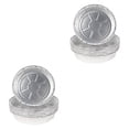 thumbnail image 1 of Monstrate 50 piezas de sartenes con tapas transparentes, bandejas redondas para asar Pizza, recipientes para recalentar, platos de postre, No.02 2Conjunto, 1 of 6