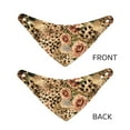 thumbnail image 3 of Gaeub Animal Leopard Dog Bandana，Adjustable Dog Scarf，Handkerchief or Bib Dog Pet Apparel for Small, Medium and Large Dogs-Large, 3 of 5