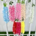 thumbnail image 5 of 4.3FT Wisteria Vine - Hanging Silk Flower Garland for Weddings, Parties, Backdrops & Outdoor Decor - Artificial Wisteria Flowers, 5 of 5