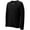 Black, variant on Evoshield Youth Long Sleeve Baseball T-Shirt Black L
