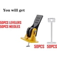 thumbnail image 2 of Yellow 50 piecesTile Leveling Kit,Tile Leveling System,Tile Leveling System,Leveling System,50 Leveling Controls + 50 Steel Needles (1.5mm), 2 of 5
