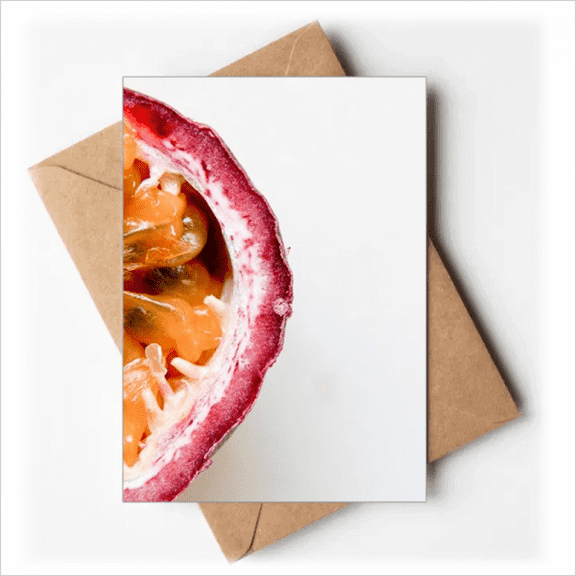 Fresh Passion Tropical Fruit Picture Greeting Cards You are Invited Invitations