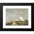 thumbnail image 2 of Pieter Gerardus van Os 18x14 Black Modern Framed Museum Art Print Titled - The Bombardment of Naarden, April 1814 (1814), 2 of 5