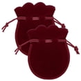 thumbnail image 1 of Mini Bolsas de Terciopleo VelvtyCame 2Pzas Vino 7x9cm Terciopelo Bolsa en Forma de Calabaza., 1 of 1