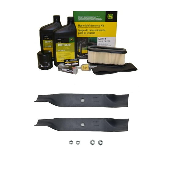 John Deere Original Equipment Model LX186 Maintenance Kit Highlift Blades, 38" Mower Deck