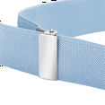 thumbnail image 6 of Buyless Fashion Kids Toddlers Baby Adjustable Elastic Stretch Belt with Silver Buckle - 5101-Light-Blue, 6 of 7