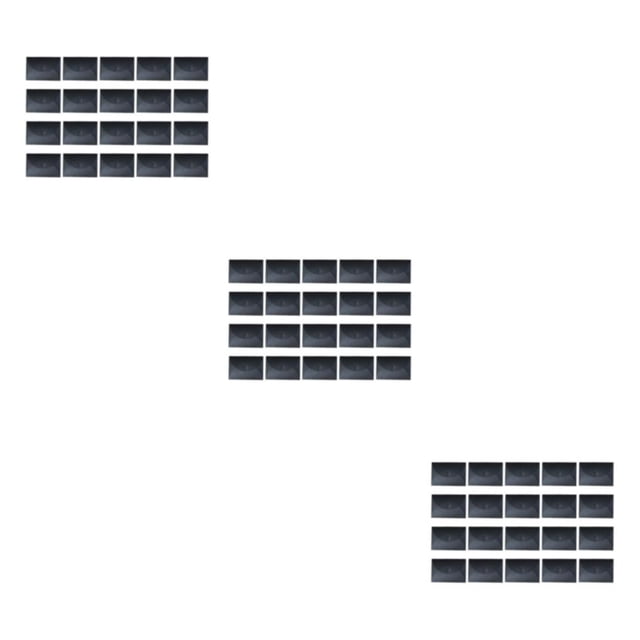 Wosthever Sobre para tarjetas de regalo 50 piezas negro carbón 155 Type1 NO1