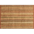 thumbnail image 1 of Ahgly Company Indoor Rectangle Abstract Brown Modern Area Rugs, 5' x 7', 1 of 4
