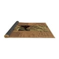 thumbnail image 2 of Ahgly Company Indoor Rectangle Abstract Brown Modern Area Rugs, 5' x 7', 2 of 4
